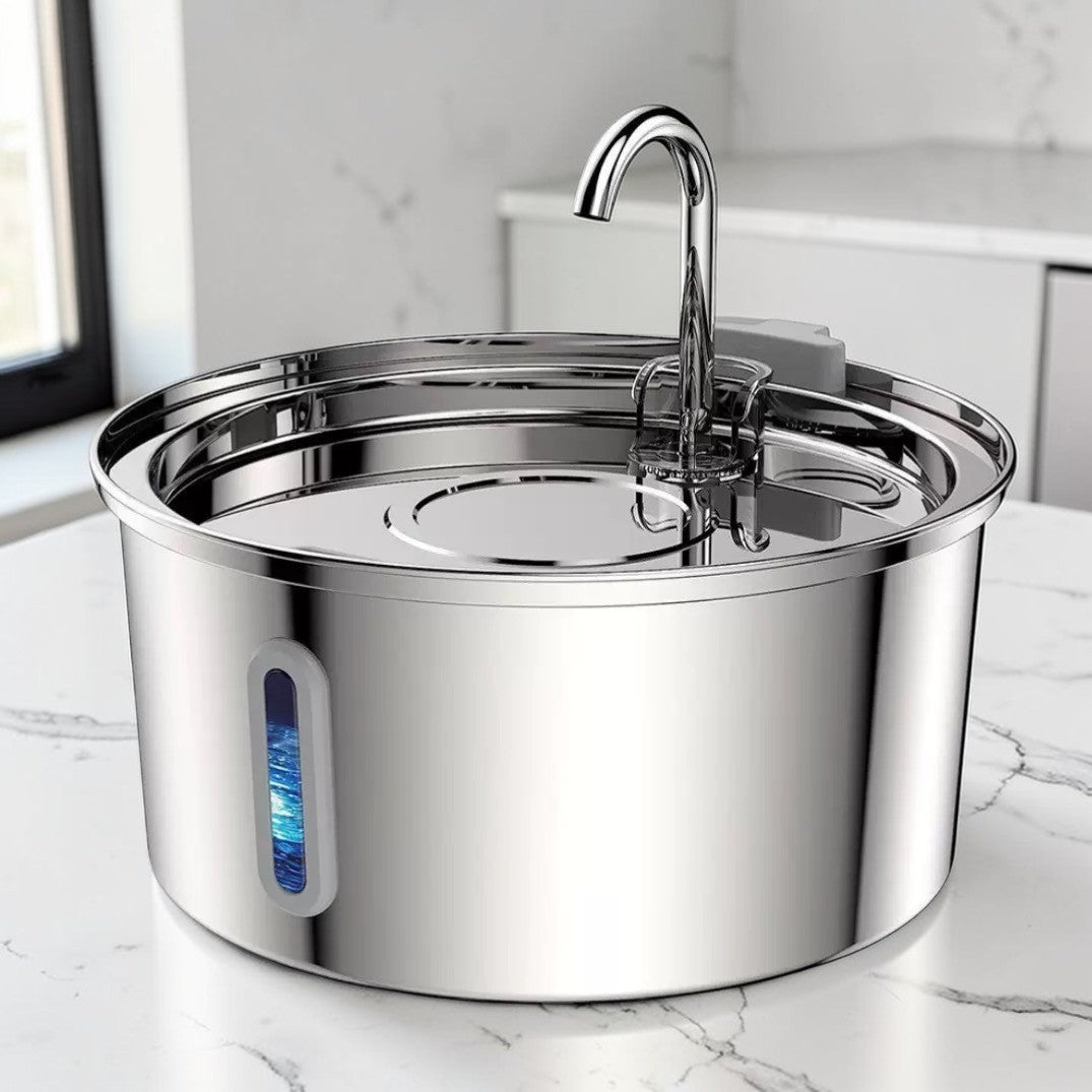 Mähne Pet | Ultraleiser Trinkbrunnen für Katzen & Hunde - 2.5L mit 3-fach Filtersystem